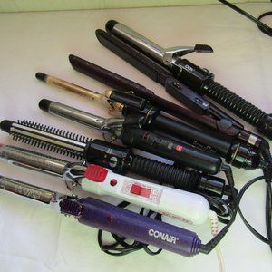 Lot of Curling Irons